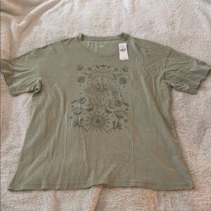 American Eagle Outfitters Olive Green Tee